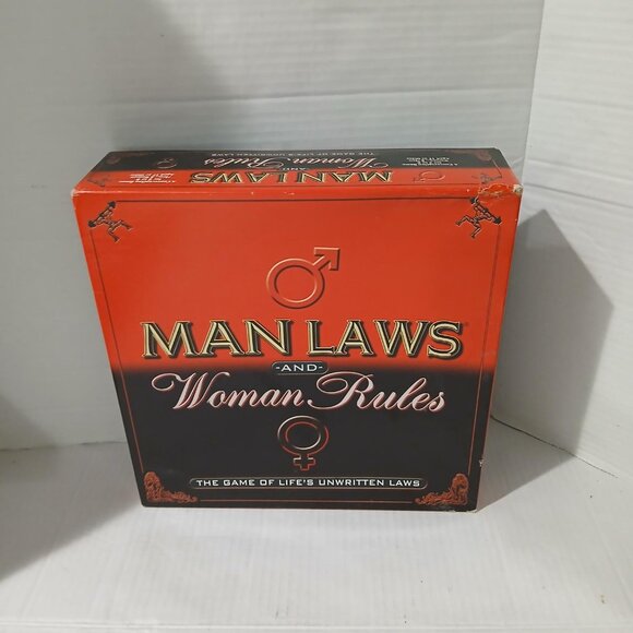 Man Laws and Woman Rules Adult Board Game Ages 17+ 2-6 Players. - Picture 3 of 5